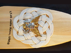 Ornate canoe paddle